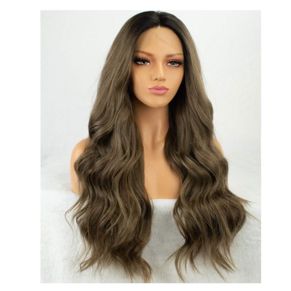 Lace Frontal Ash Light Brown Wave 22\